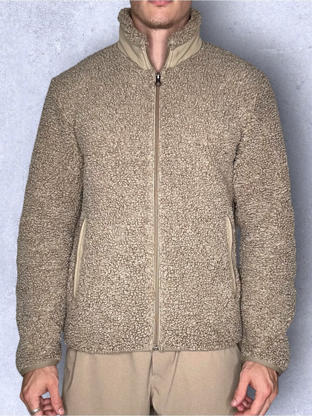 Uniqlo Sherpa Deep Pile Fleece Zip Jacket - Picture 2 of 7